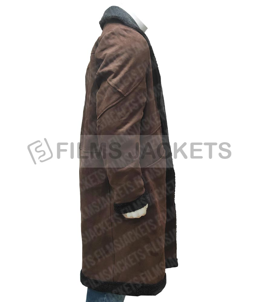 Cain Burgess Avengement Brown Jacket scott adkins leather jacket