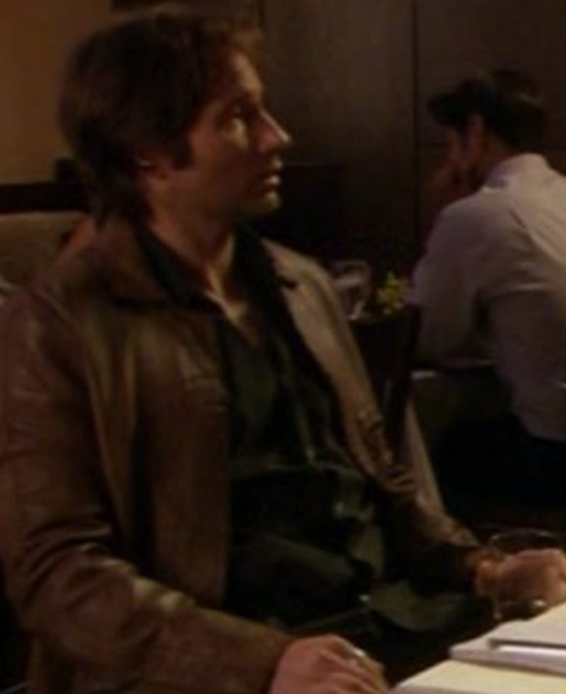 Californication Hank Moody Distressed Brown Leather Jacket Californication Hank Moody Distressed Brown Leather Jacket - Image 4