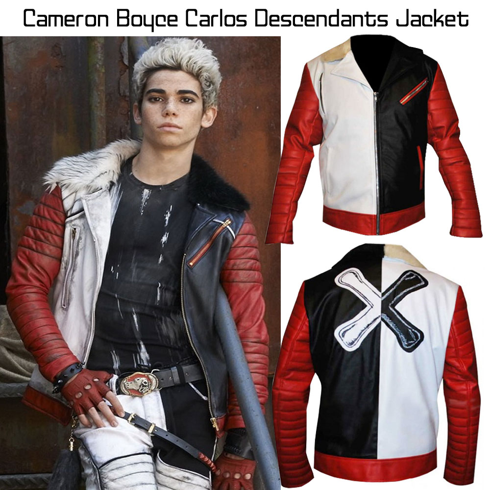 Cameron Boyce Carlos Descendants Leather Jacket Cameron Boyce Carlos Descendants Leather Jacket - Image 4