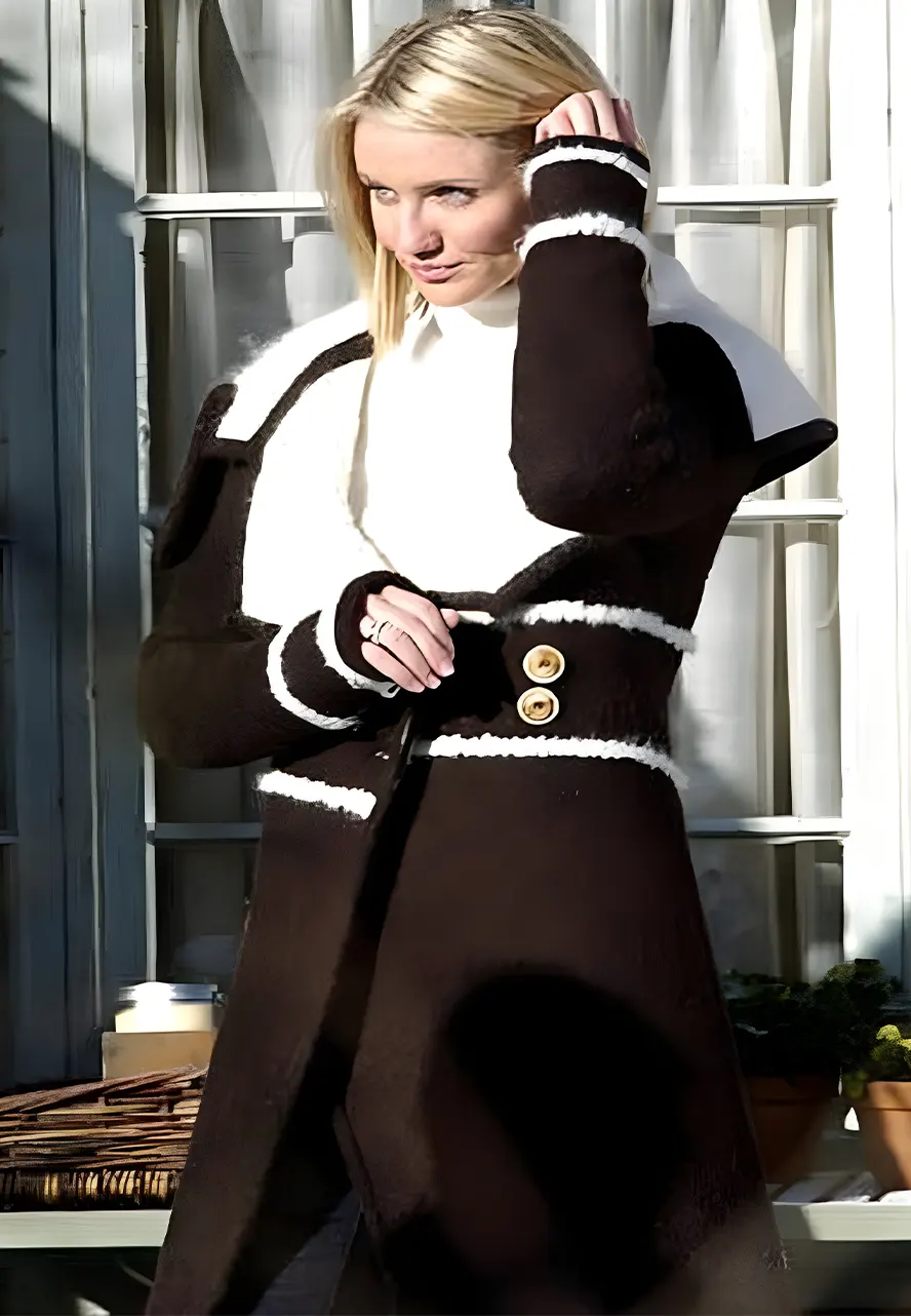 Cameron Diaz The Holiday Coat cameron diaz fur coat