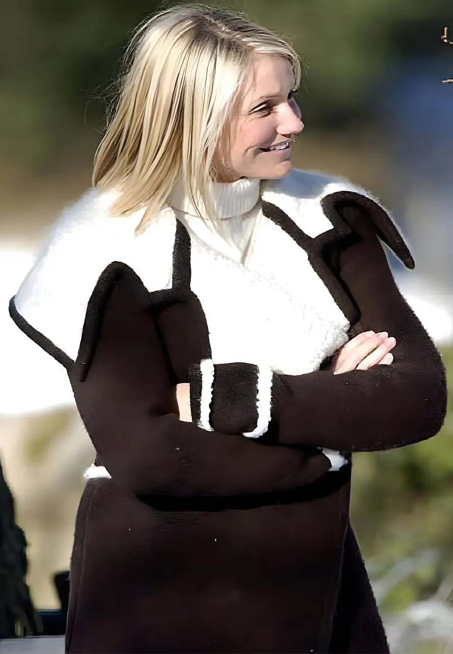 Cameron Diaz The Holiday Coat the holiday wool coat