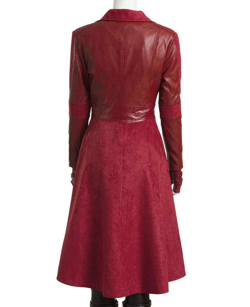 Elizabeth Olsen Red Trench Coat Elizabeth Olsen Red Trench Coat - Image 2