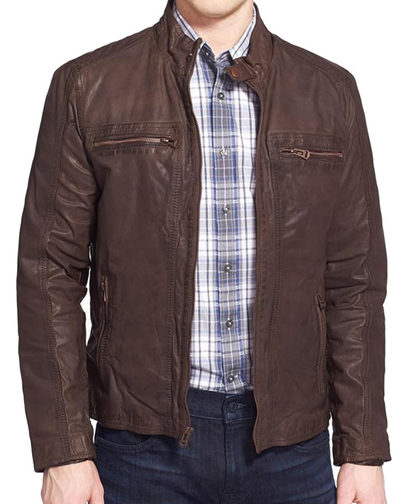 Captain America Civil War Movie Steve Rogers Brown Leather Jacket