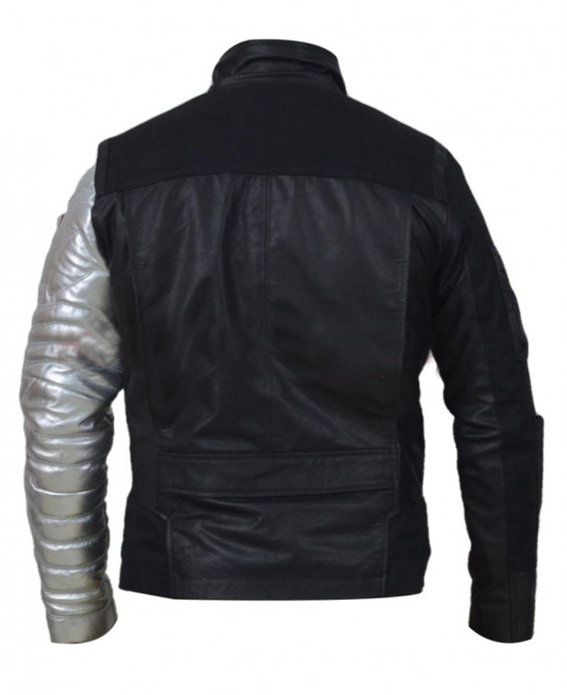 Captain America Civil War Film Winter Soldier Jacket Captain America Civil War Film Winter Soldier Jacket - Image 2
