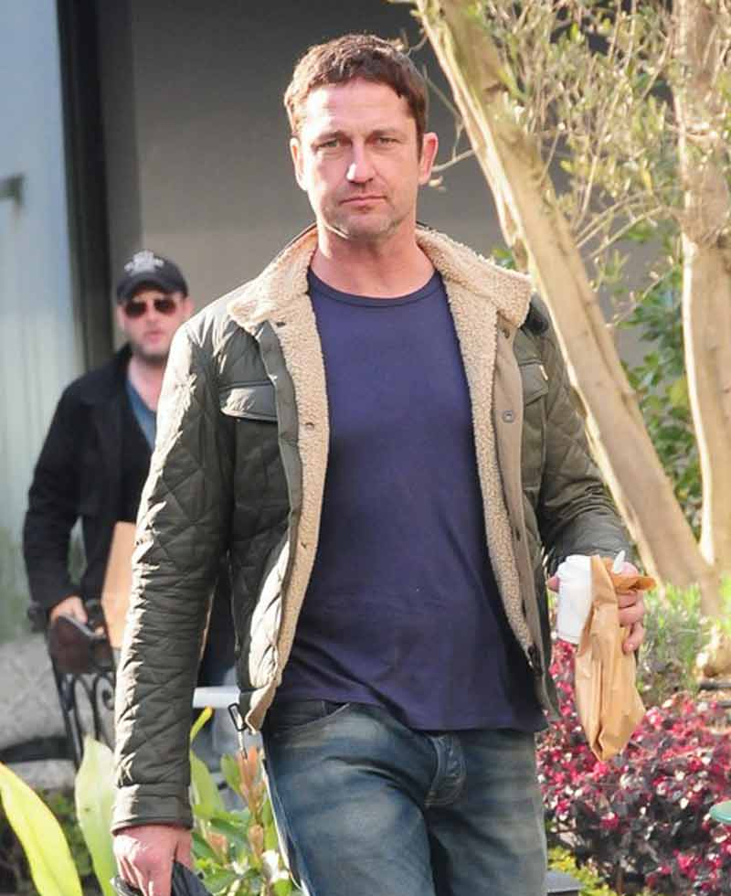 Joe Glass Hunter Killer Gerard Butler Quilted Jacket