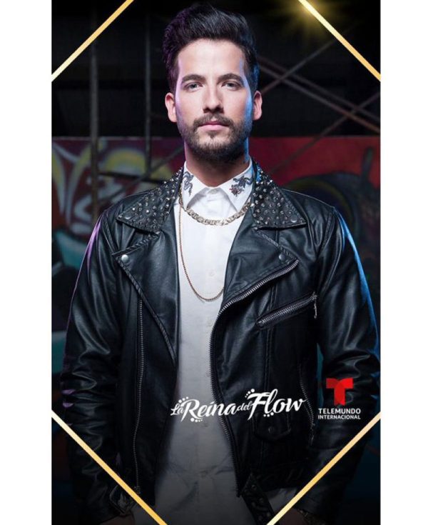 The Queen of Flow Carlos Torres Studded Leather Jacket