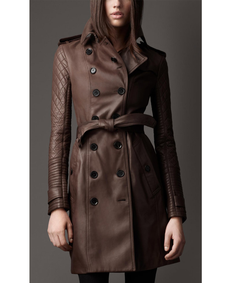 Stana Katic Castle Kate Beckett Leather Coat