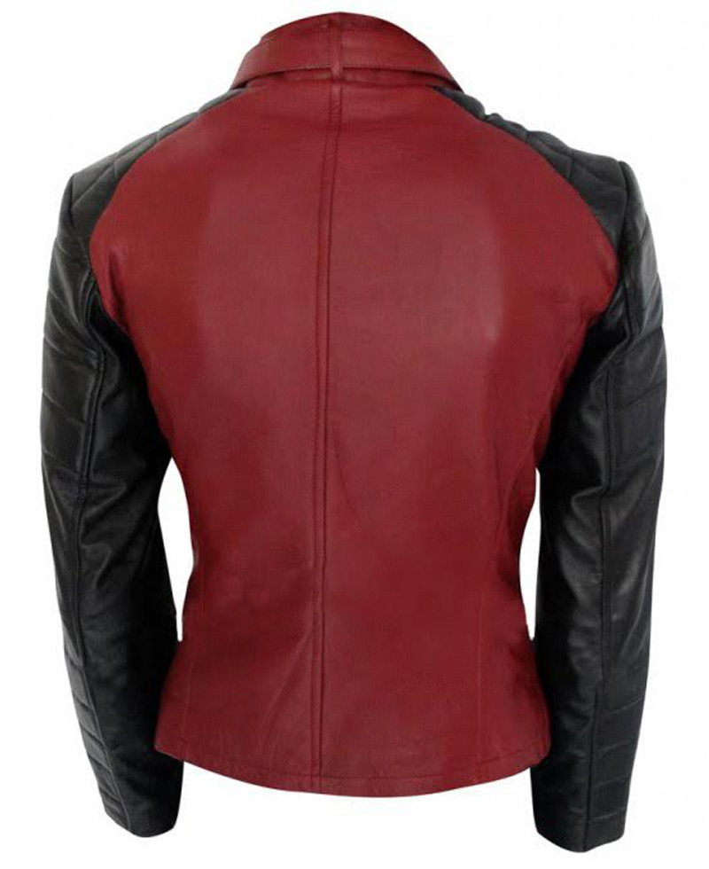 Catherine Chandler Beauty and The Beast Red Leather Jacket Catherine Chandler Beauty and The Beast Red Leather Jacket - Image 2