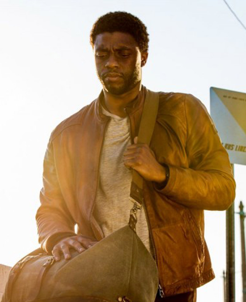 Chadwick Boseman Message From The King Brown Leather Jacket Chadwick Boseman Message From The King Brown Leather Jacket - Image 5