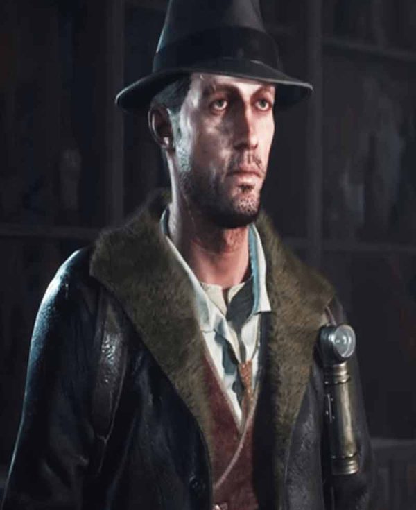 Charles W Reed Brown Leather Coat