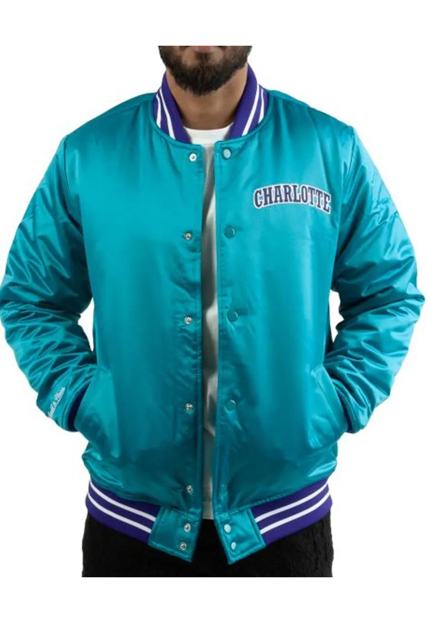 Charlotte Hornets Bomber Jacket Charlotte Hornets Bomber Jacket