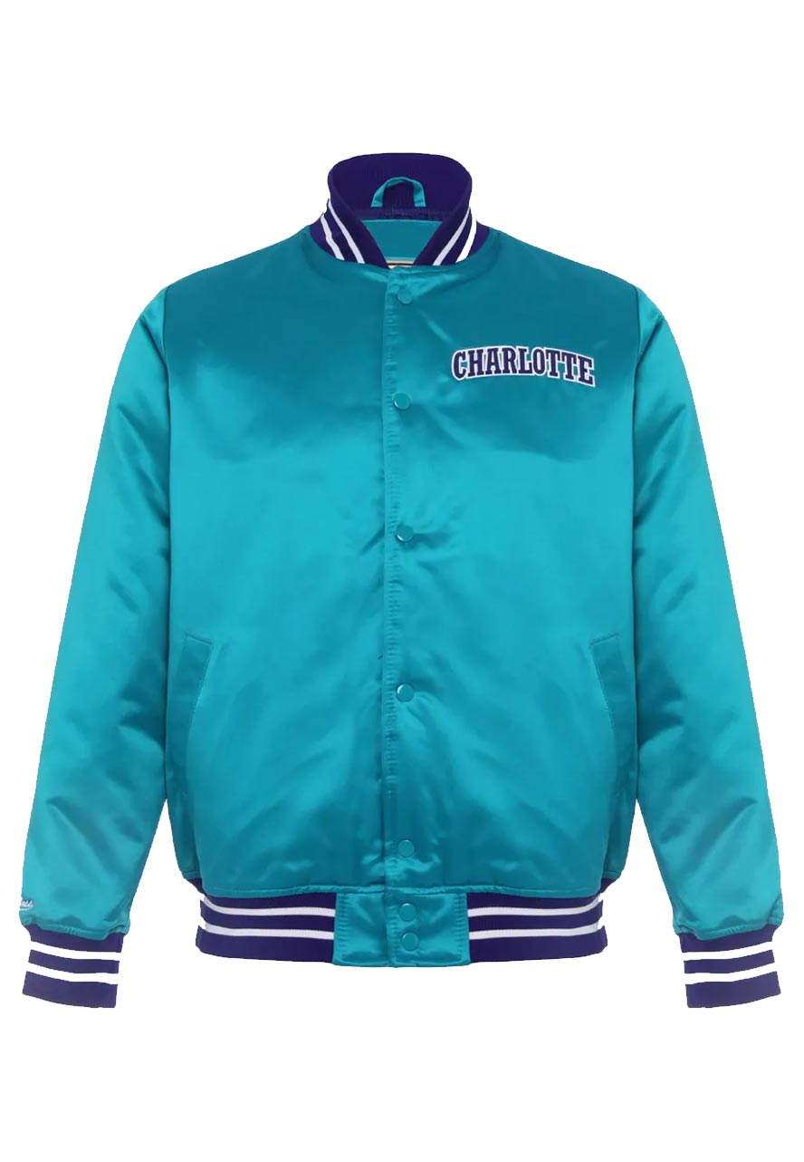 Charlotte Hornets Bomber Jacket Charlotte Hornets Bomber Jacket - Image 3