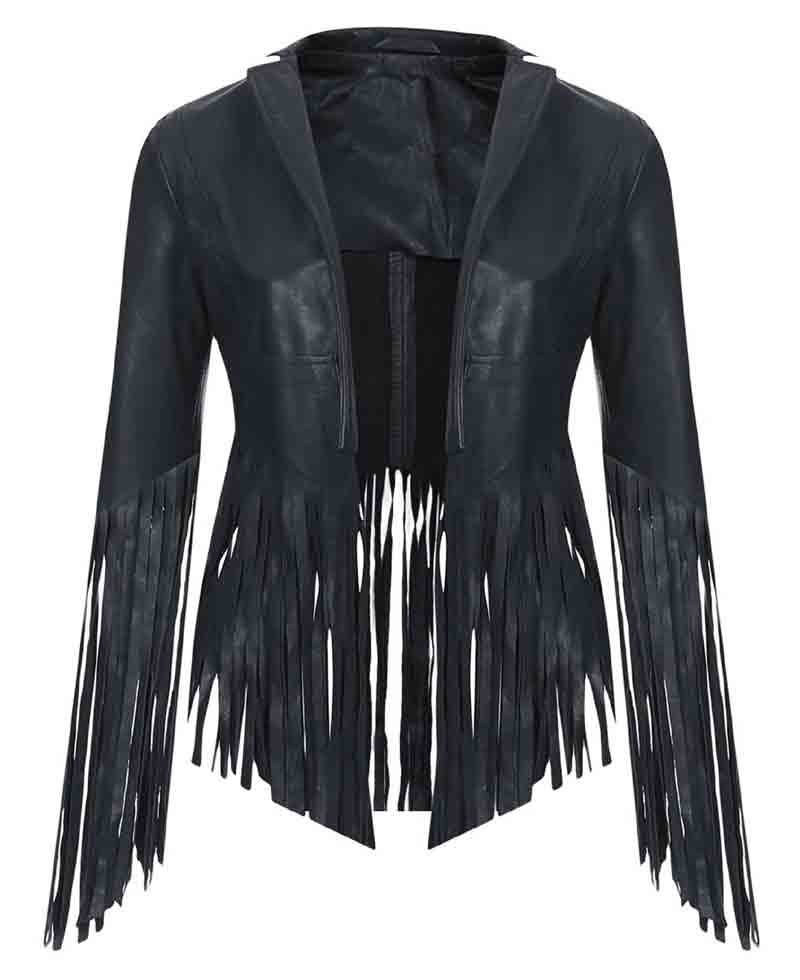 Cheryl Cole Fringed Leather Jacket Cheryl Cole Fringed Leather Jacket