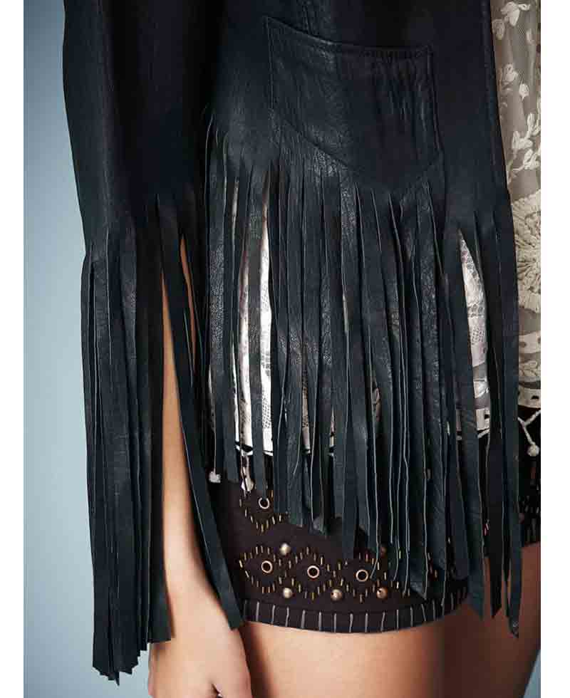 Cheryl Cole Fringed Leather Jacket Cheryl Cole Fringed Leather Jacket - Image 4