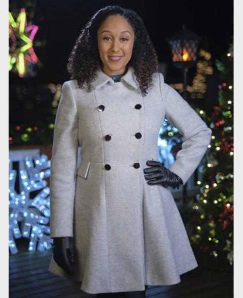 Christmas Comes Twice Tamera Mowry Housley Grey Coat Christmas Comes Twice Tamera Mowry Housley Grey Coat