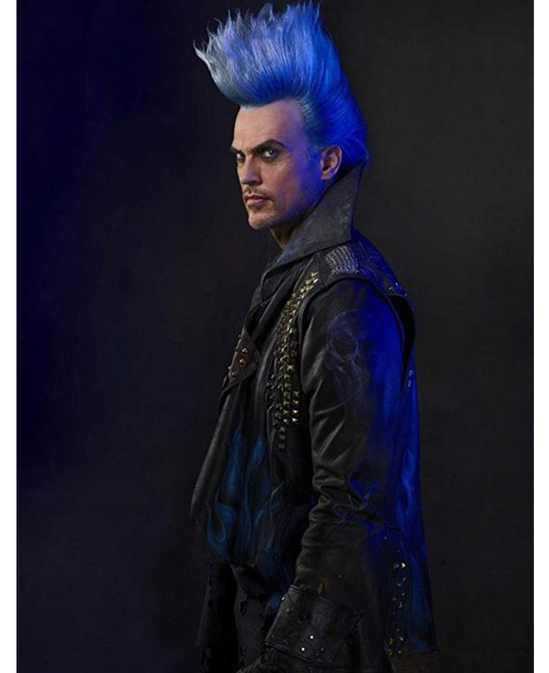 Cheyenne Jackson Descendants 3 Leather Jacket Cheyenne Jackson Descendants 3 Leather Jacket - Image 4