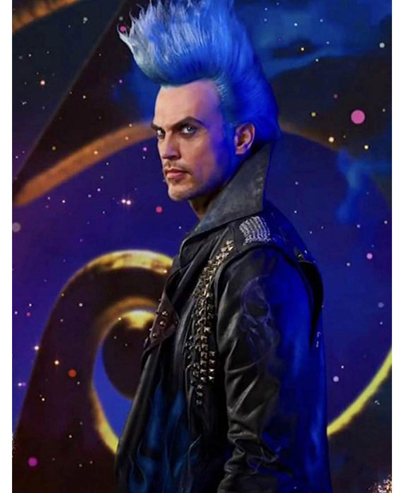 Cheyenne Jackson Descendants 3 Leather Jacket Cheyenne Jackson Descendants 3 Leather Jacket - Image 2