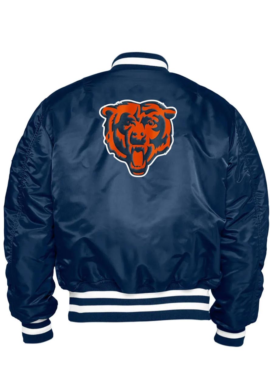 Chicago Bears MA-1 Bomber Jacket Chicago Bears MA-1 Bomber Jacket - Image 2