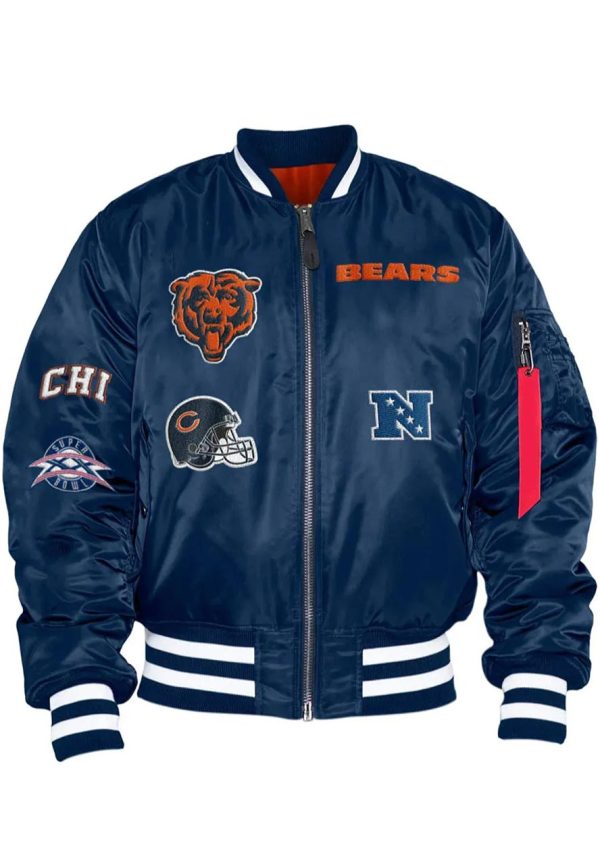Chicago Bears MA-1 Bomber Jacket