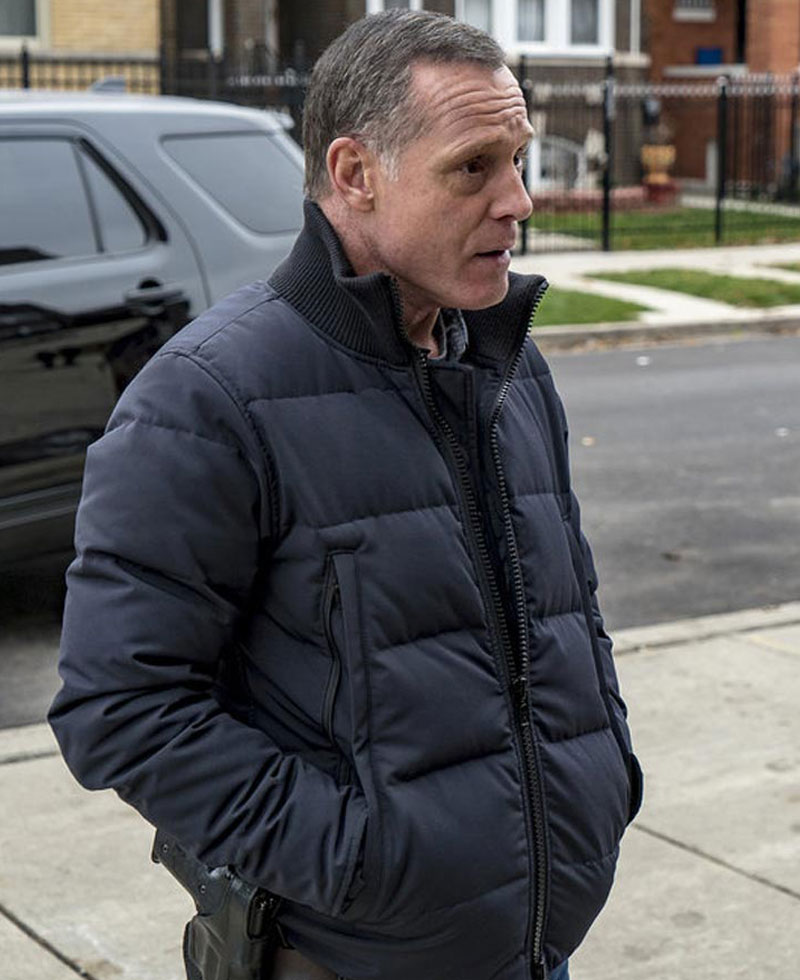 Chicago PD S07 Jason Beghe Black Jacket Chicago PD S07 Jason Beghe Black Jacket