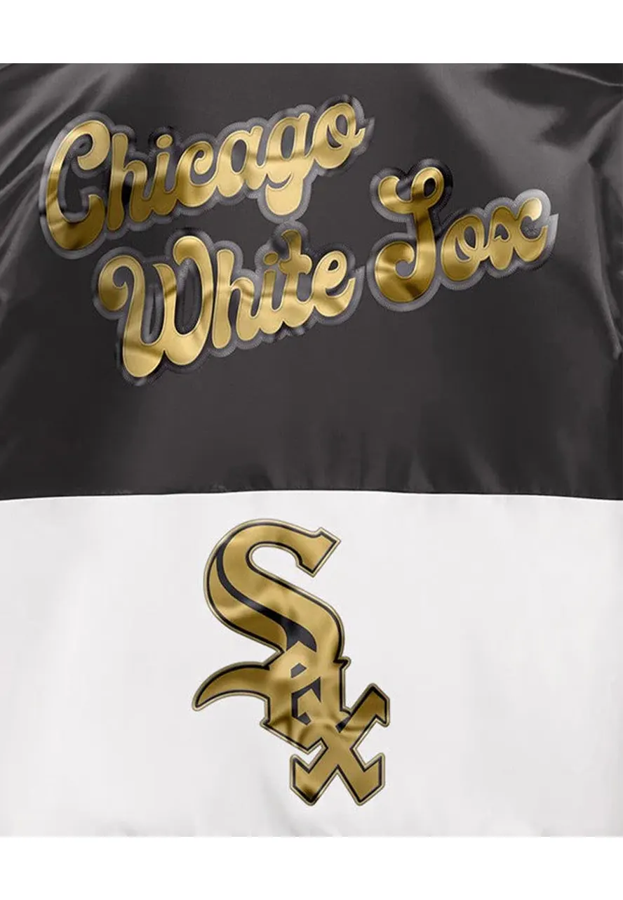 Chicago White Sox Satin Varsity Jacket Chicago White Sox Satin Varsity Jacket - Image 3