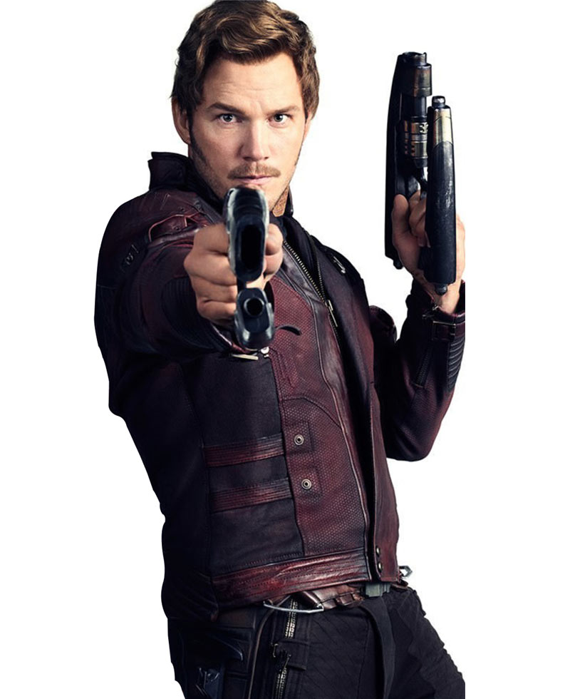 Avengers Infinity War Star Lord Leather Jacket Avengers Infinity War Star Lord Leather Jacket - Image 2