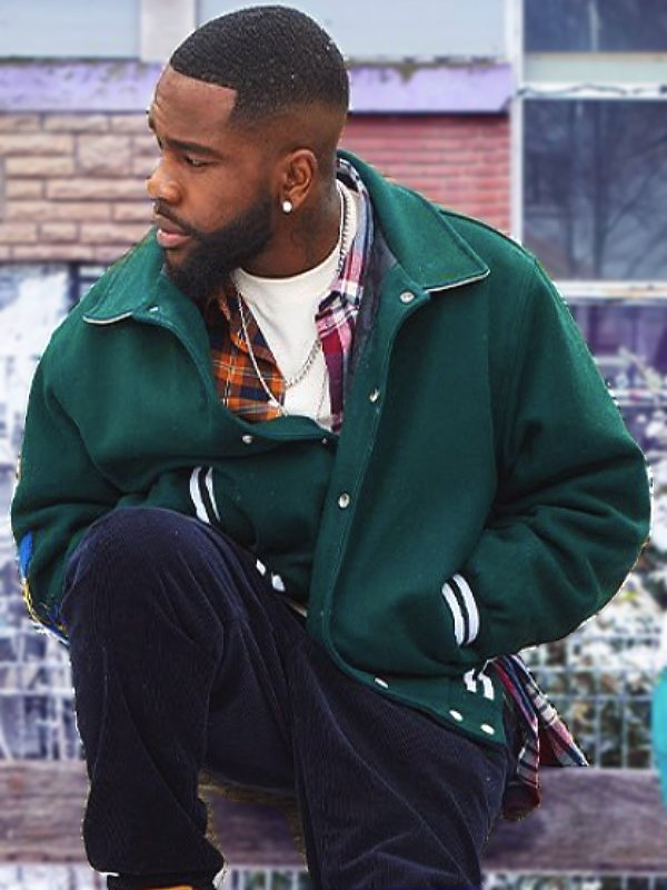 Christmas Flow Tayc Green Bomber Jacket Christmas Flow Tayc Green Bomber Jacket