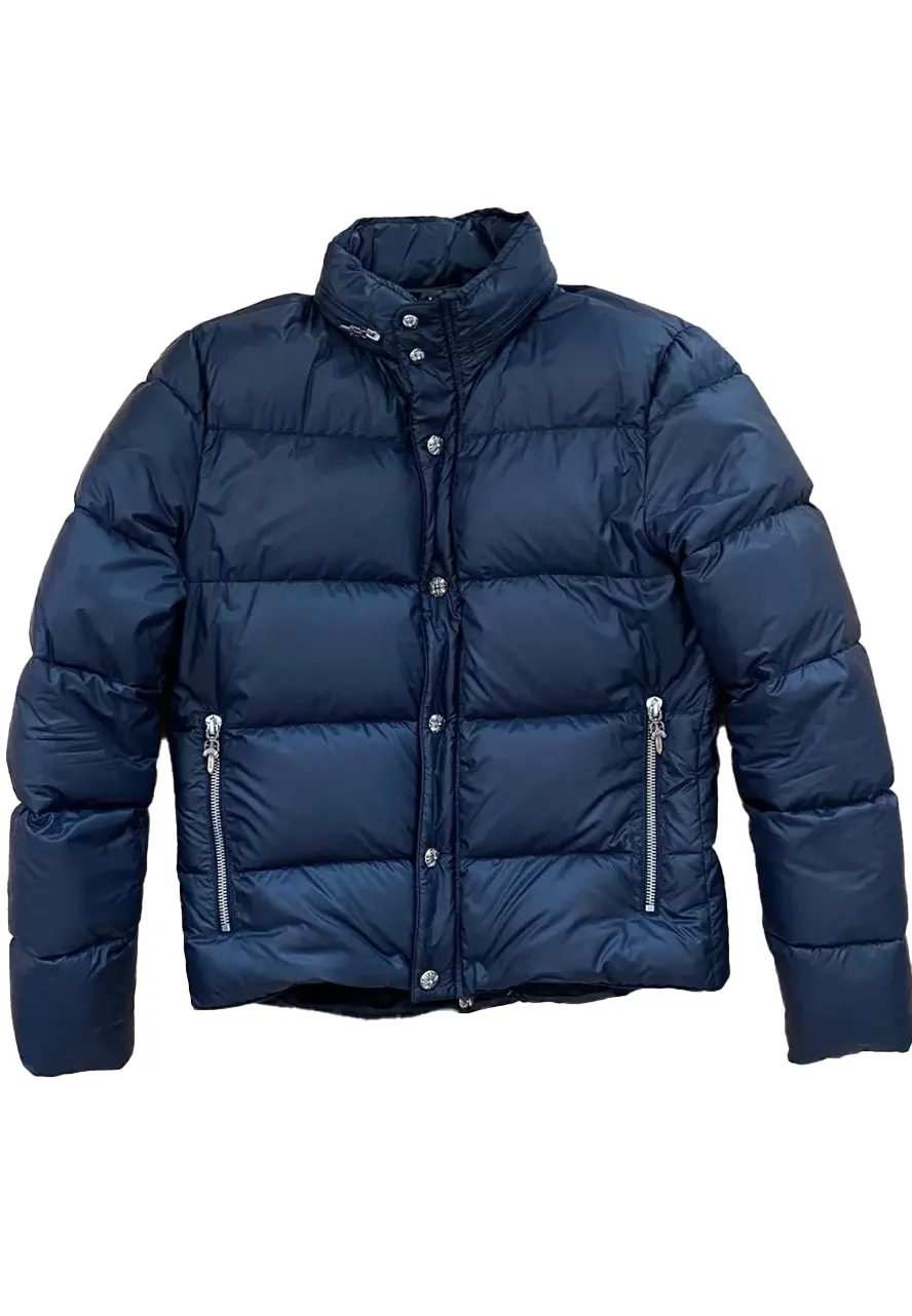 Chrome Hearts Puffer Down Navy Blue Jacket Chrome Hearts Puffer Down Navy Blue Jacket - Image 2