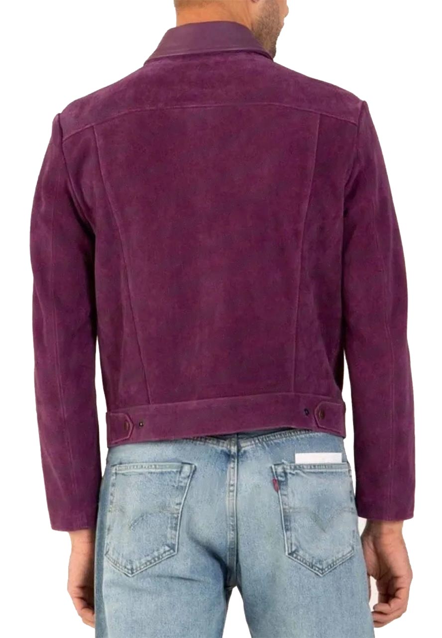 Claim to Fame Frankie Jonas Purple Suede Jacket Claim to Fame Frankie Jonas Purple Suede Jacket - Image 6