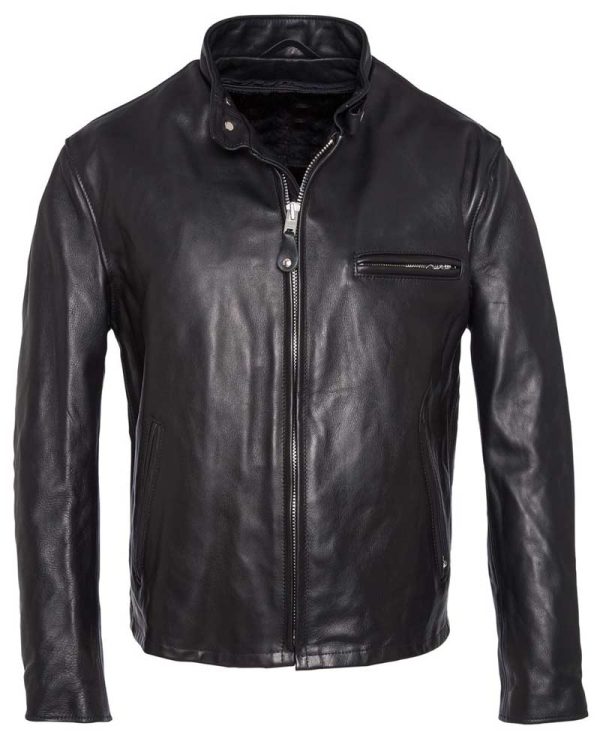 clark kent black leather jacket