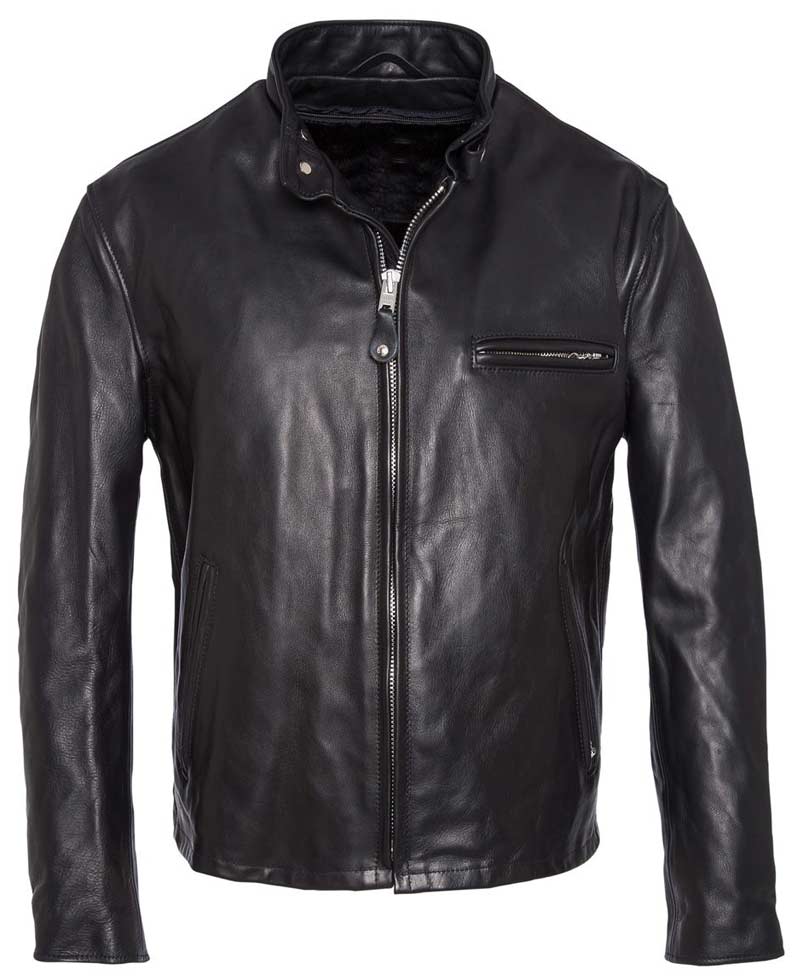 clark kent black leather jacket