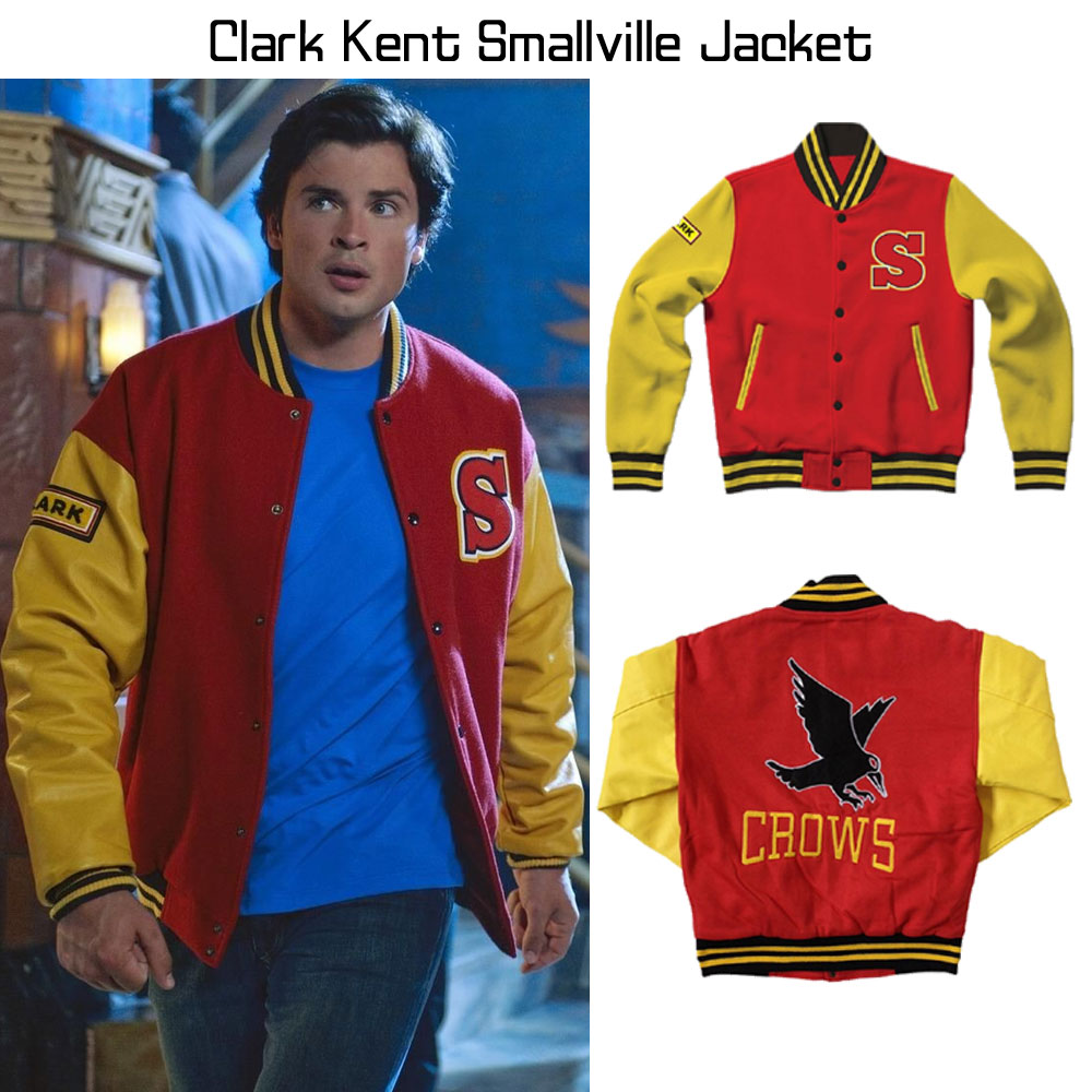 Clark Kent Crows Smallville Varsity Jacket Clark Kent Crows Smallville Varsity Jacket - Image 5
