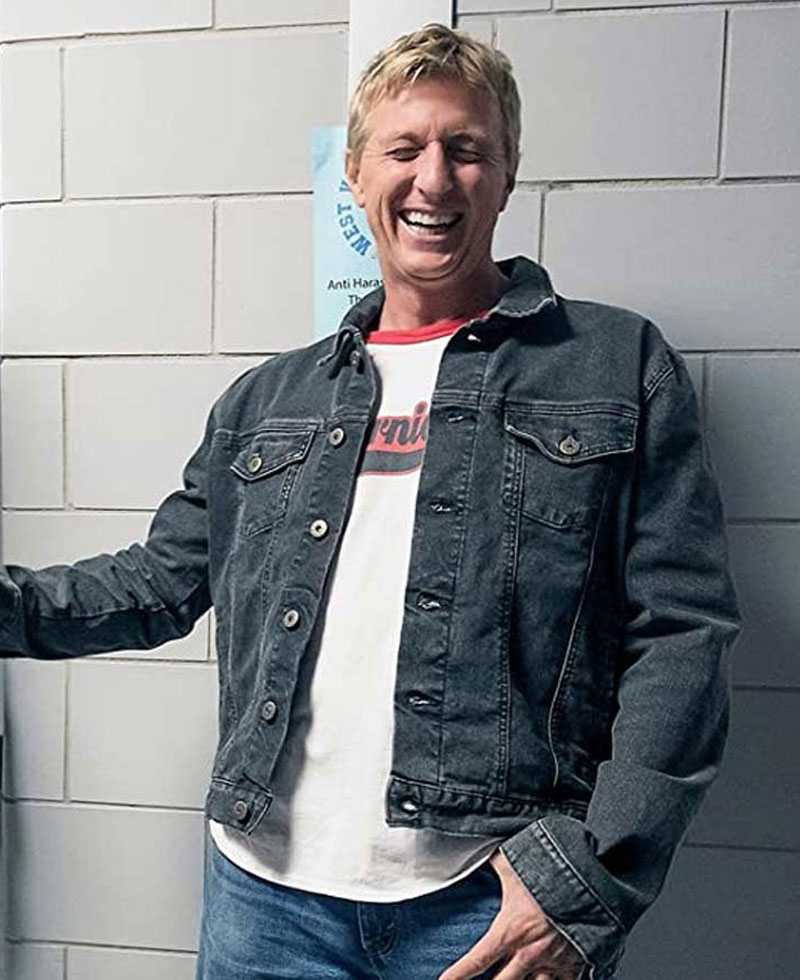 William Zabka Cobra Kai Denim Jacket William Zabka Cobra Kai Denim Jacket