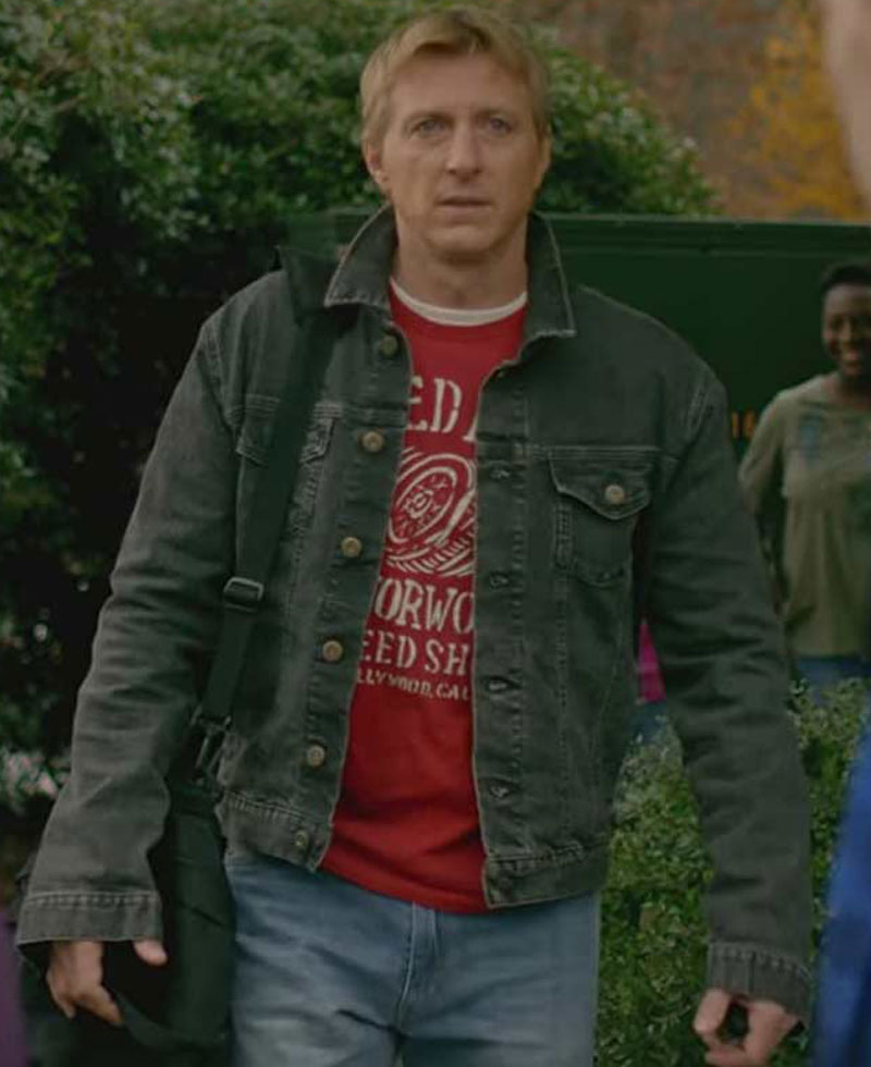 William Zabka Cobra Kai Denim Jacket William Zabka Cobra Kai Denim Jacket - Image 3