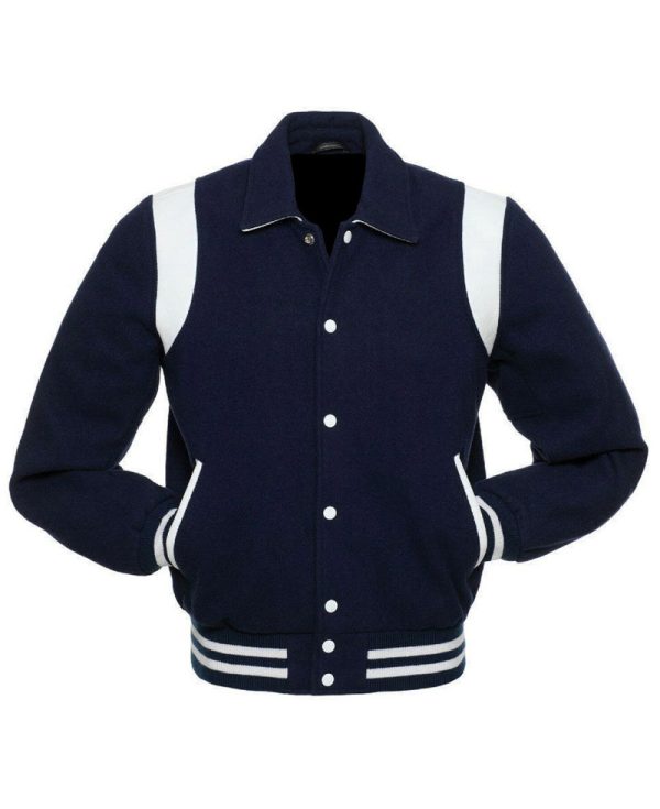 Men's Varsity College Collared Jacket