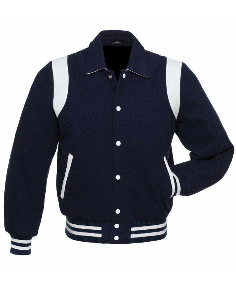 Men's Varsity College Collared Jacket Men's Varsity College Collared Jacket - Image 2