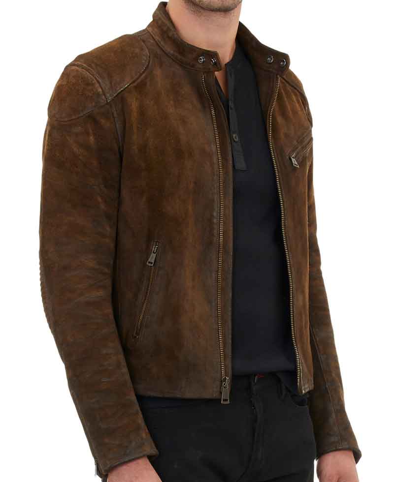 Colton Haynes Arrow Season 3 Cafe Racer Jacket Colton Haynes Arrow Season 3 Cafe Racer Jacket - Image 3