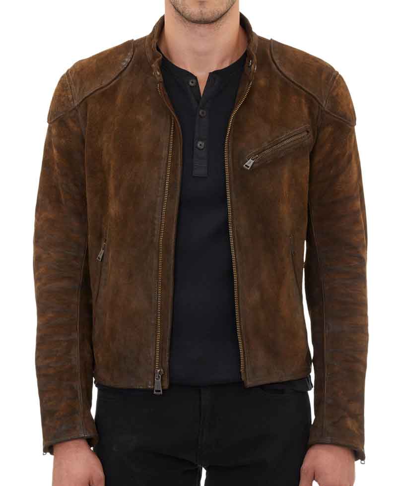 Colton Haynes Arrow Season 3 Cafe Racer Jacket Colton Haynes Arrow Season 3 Cafe Racer Jacket - Image 2