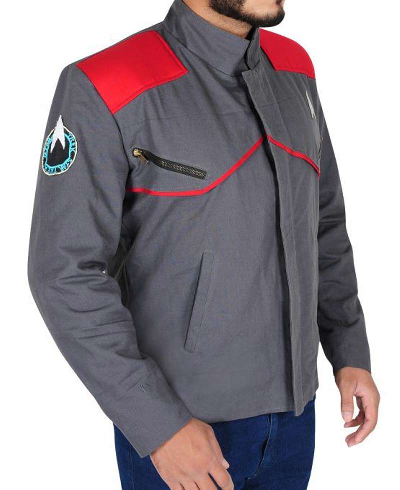Star Trek Beyond Zachary Quinto Grey Jacket Star Trek Beyond Zachary Quinto Grey Jacket - Image 2