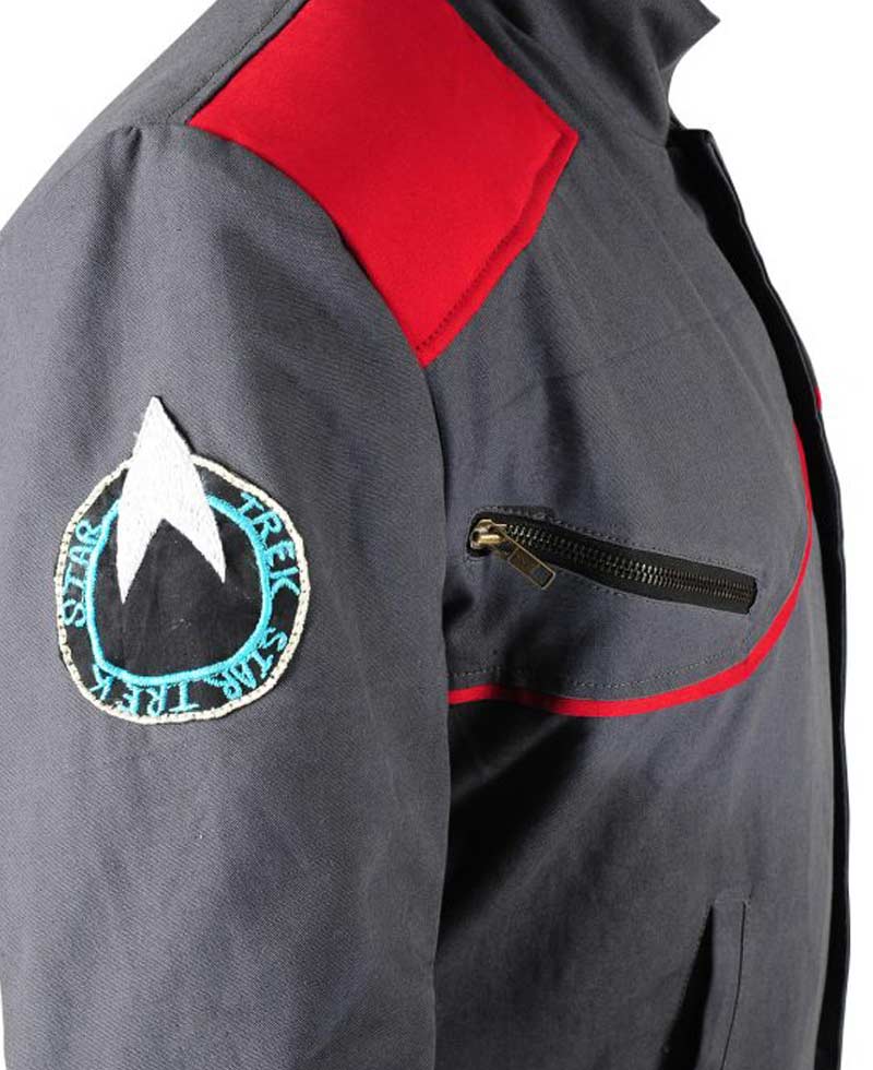 Star Trek Beyond Zachary Quinto Grey Jacket Star Trek Beyond Zachary Quinto Grey Jacket - Image 5