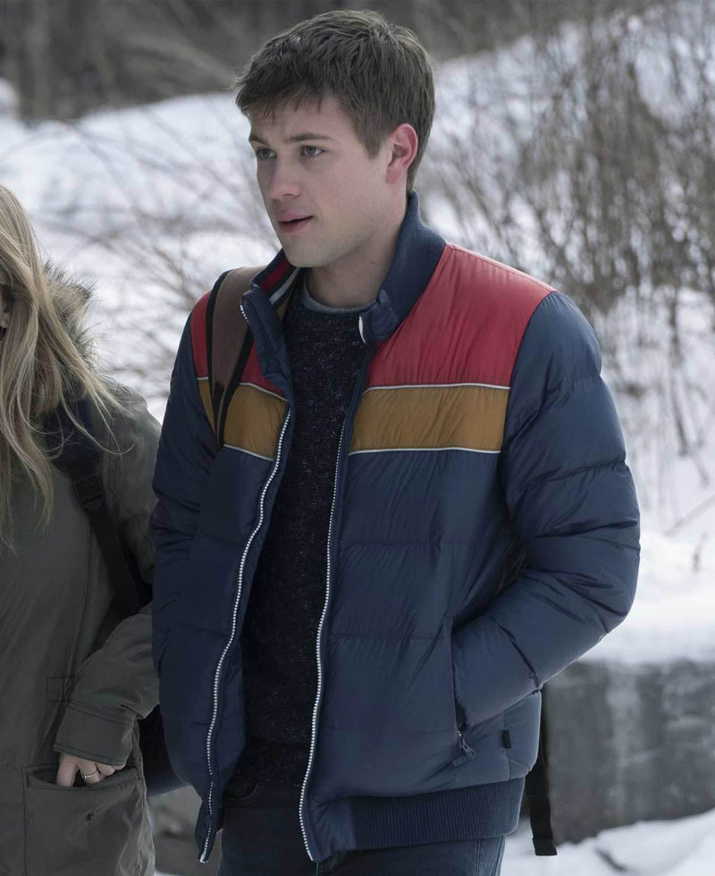 Connor Jessup Locke & Key Blue Jacket Connor Jessup Locke & Key Blue Jacket - Image 3