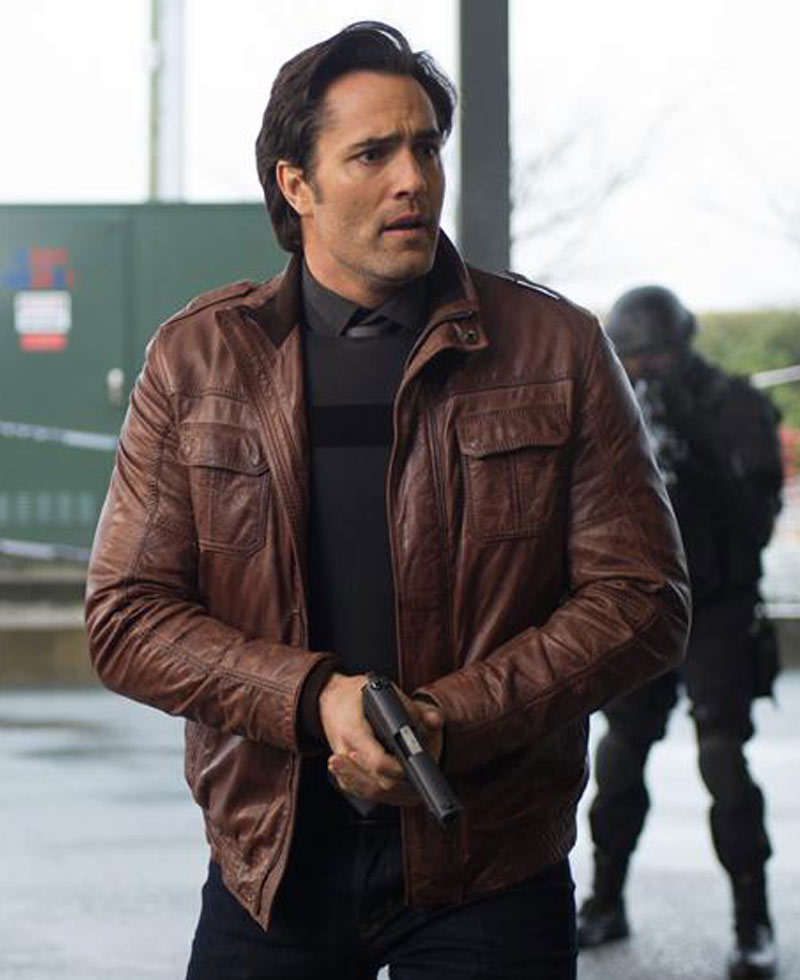 Victor Webster Continuum Carlos Fonnegra Brown Jacket Victor Webster Continuum Carlos Fonnegra Brown Jacket