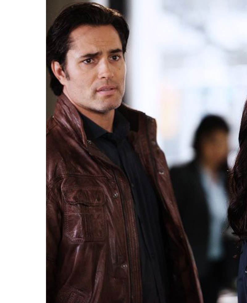 Victor Webster Continuum Carlos Fonnegra Brown Jacket Victor Webster Continuum Carlos Fonnegra Brown Jacket - Image 5