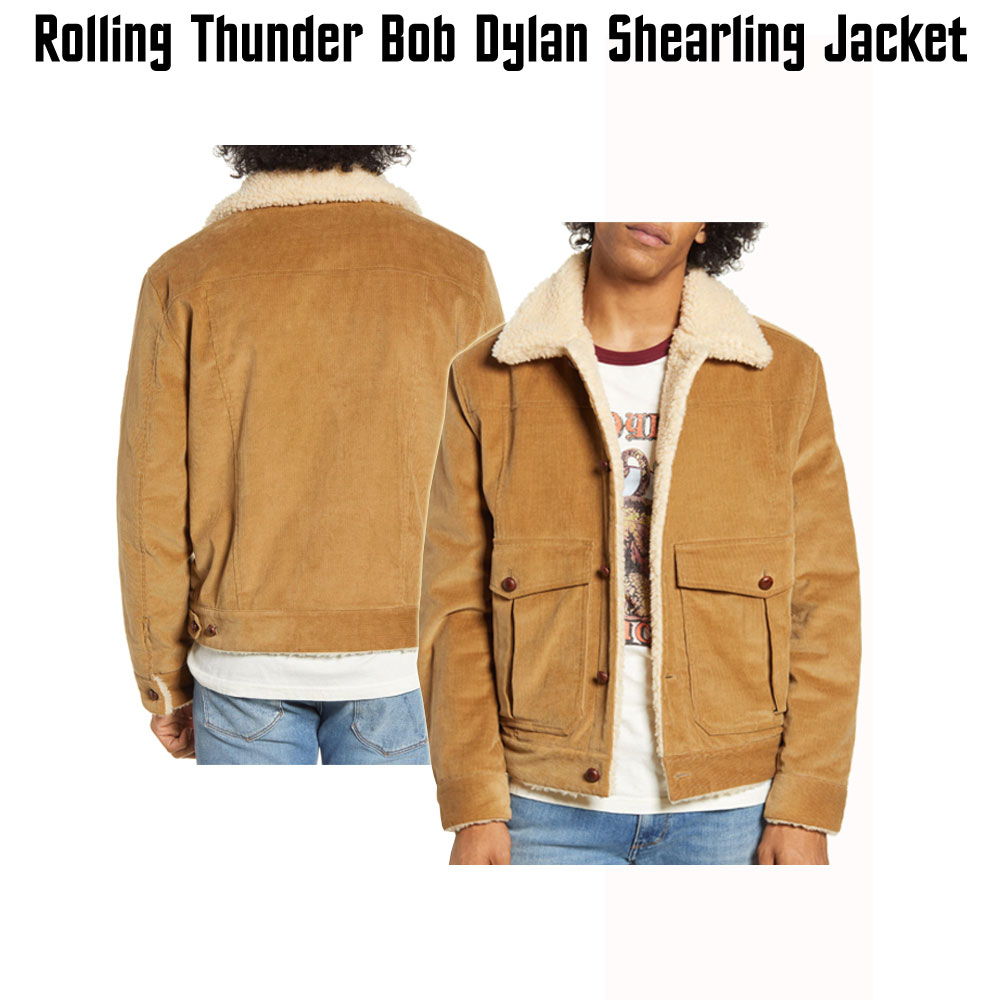 Bob Dylan Rolling Thunder Shearling Corduroy Jacket Bob Dylan Rolling Thunder Shearling Corduroy Jacket - Image 4