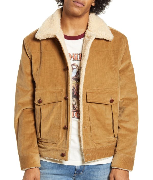 Bob Dylan Rolling Thunder Shearling Corduroy Jacket
