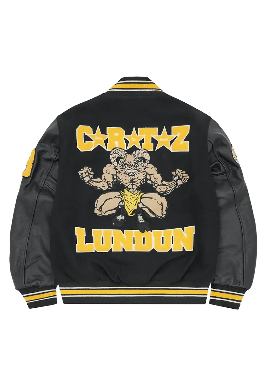 Corteiz CRTZ Goat Varsity Jacket Corteiz CRTZ Goat Varsity Jacket - Image 2
