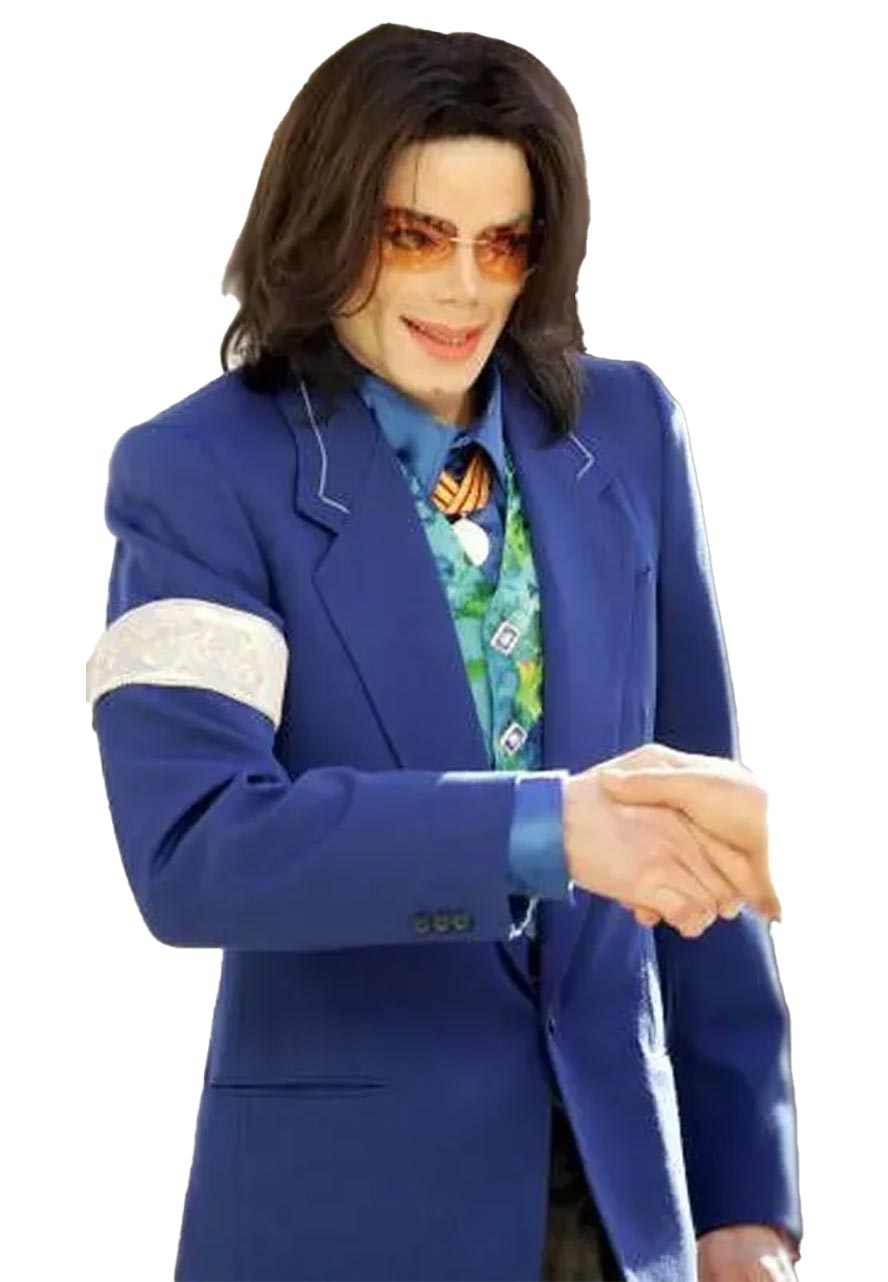 Courtside Michael Jackson Blue Blazer courtside jacket