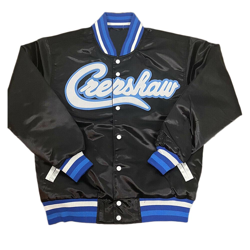 Crenshaw James 23 Varsity Black Jacket Crenshaw James 23 Varsity Black Jacket