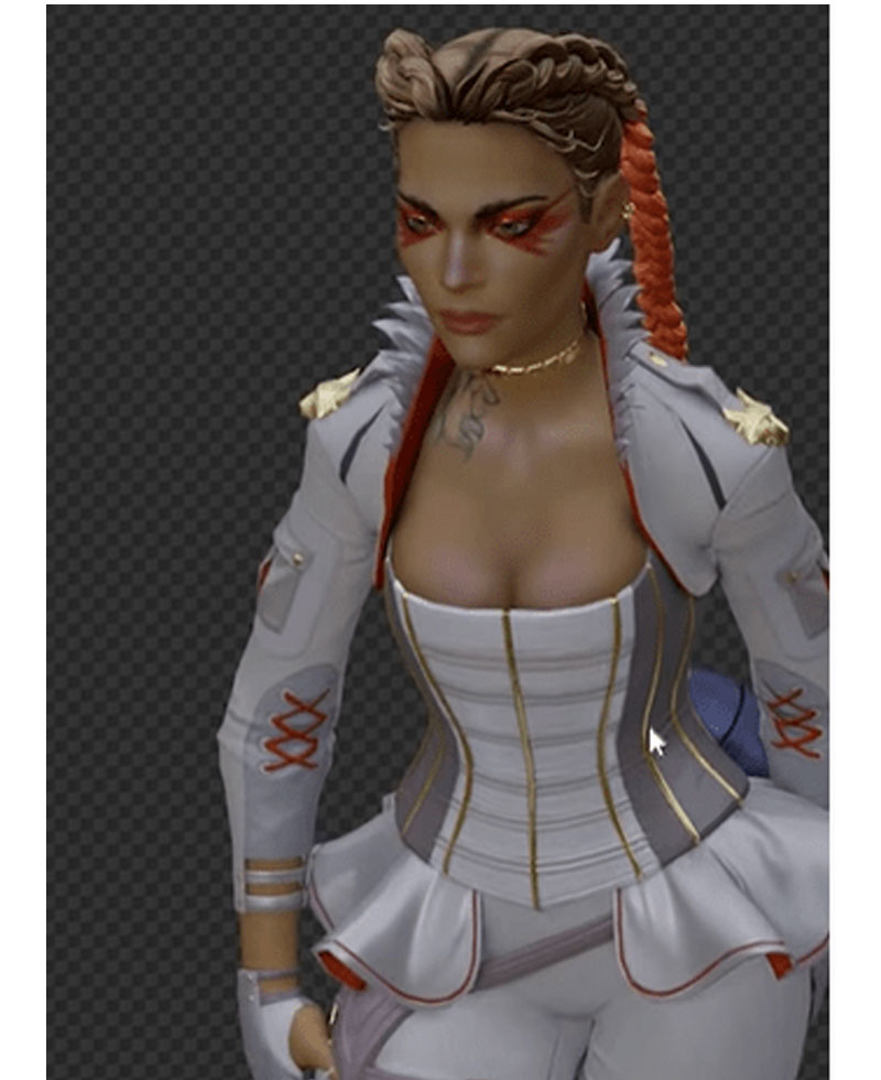 Loba Apex Legends Season 05 White Jacket Loba Apex Legends Season 05 White Jacket - Image 3