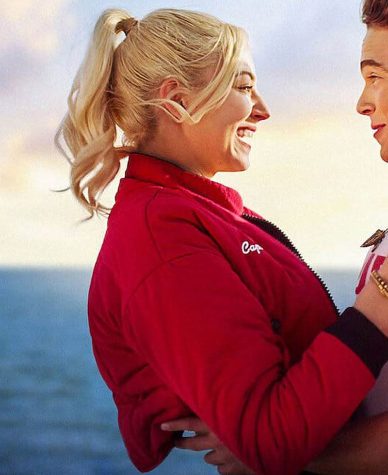 Jackie R. Jacobson Malibu Rescue Cropped Red Jacket Jackie R. Jacobson Malibu Rescue Cropped Red Jacket - Image 6